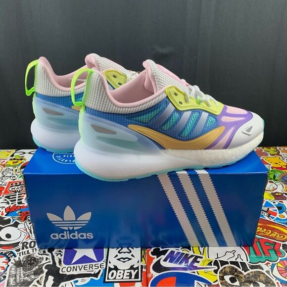 Adidas ZX 2K Boost 2.0 Multicolor 6Y / 7.5 Womens - Picture 2 of 15